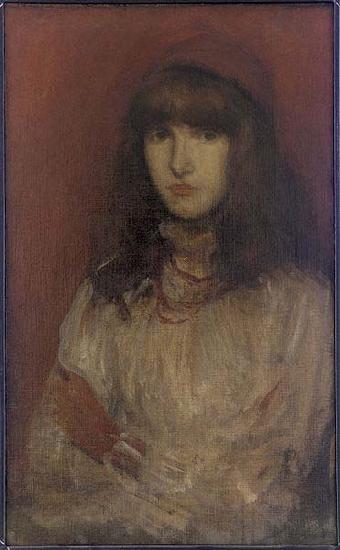 James Abbot McNeill Whistler The Little Red Glove oil painting image